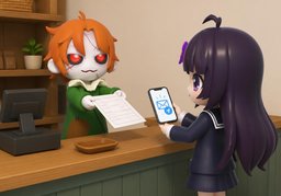 〜很适合拍照のイラスト
