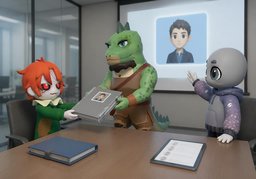 负责人变更为〜のイラスト