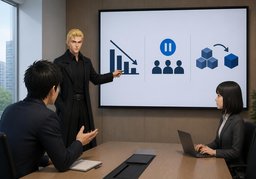 公司会采取哪些临时措施？のイラスト