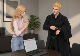 我们希望你留下のイラスト