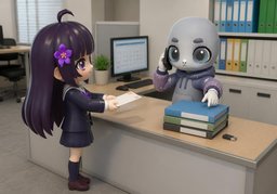 我已经提交辞呈のイラスト