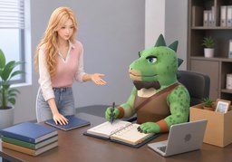 能不能提前离职？のイラスト