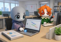 请审阅のイラスト