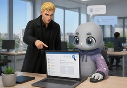 请把〜转给我のイラスト