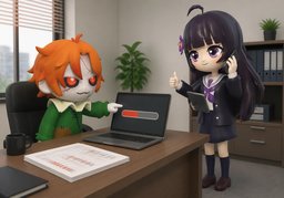 请催促〜进度のイラスト