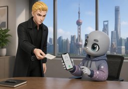 出差期间联系电话是〜のイラスト