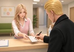 请在〜上签名のイラスト