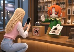 这里禁止拍照のイラスト