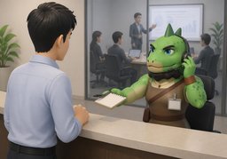 会议正在进行のイラスト