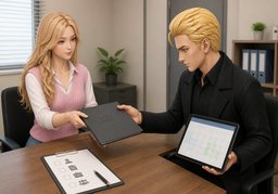 岗位是〜のイラスト