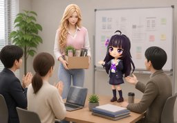 我离职是因为〜のイラスト