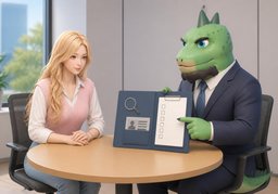 会做背景调查吗？のイラスト