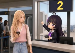 我的登机组是〜吗？のイラスト
