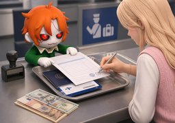 金额要写货币单位吗？のイラスト
