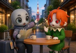 计划去〜のイラスト