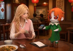 我想付〜のイラスト