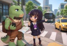 怎么〜这里？のイラスト