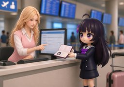 请检查のイラスト