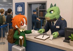 我稍后发给你のイラスト