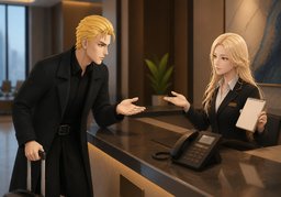 〜客服电话是多少？のイラスト