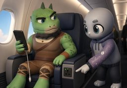 这个座位有〜吗？のイラスト