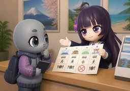 你为什么不同意？のイラスト