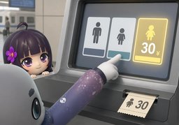儿童票〜元のイラスト