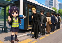 请不要拥挤のイラスト