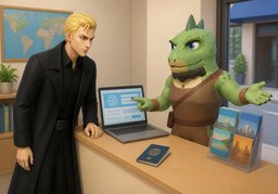 如何报名？のイラスト