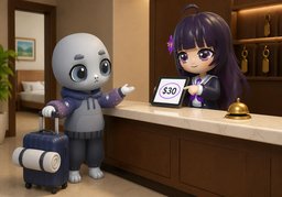 〜要额外收费吗？のイラスト