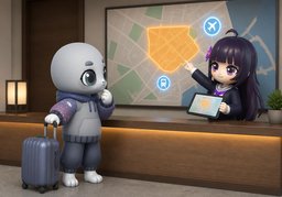 接送范围包括哪些地区？のイラスト