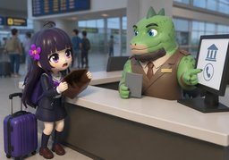 我丢了〜怎么办？のイラスト