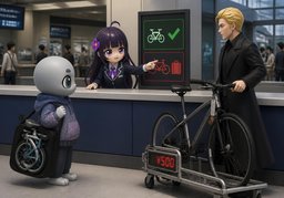 带〜要收费吗？のイラスト