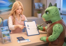 在表格上写下〜のイラスト