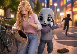 需要报警吗？のイラスト