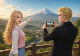 这里真漂亮のイラスト