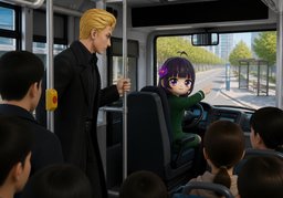 我可以在〜下车吗？のイラスト