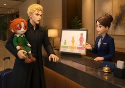 孩子几岁算儿童？のイラスト