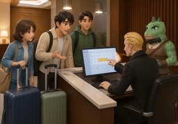 我们要〜间房のイラスト