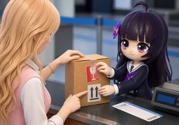 请标注易碎のイラスト
