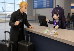 会员有额外行李额度吗？のイラスト