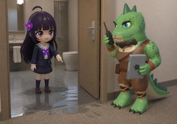 〜漏水のイラスト