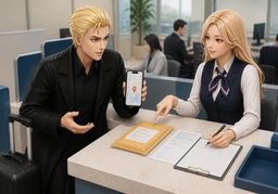 可以把退款寄到〜吗？のイラスト