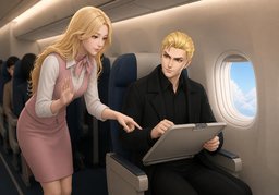 请在起降时收起〜のイラスト