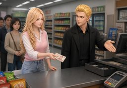 我想用〜付款のイラスト