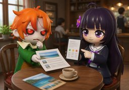 〜取消可以退票吗？のイラスト