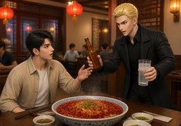 配什么饮料最好？のイラスト