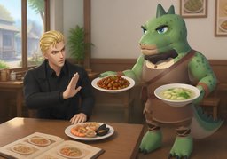 我不吃〜のイラスト