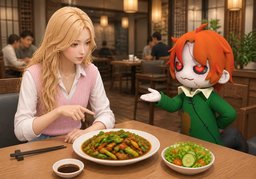 油腻吗？のイラスト