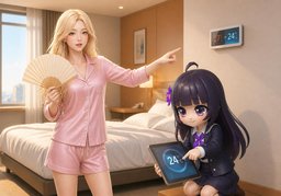 请调一下〜のイラスト